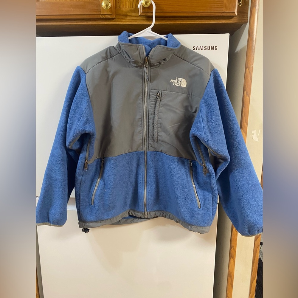 The North Face Royal Blue & Gray Fleece Jacket
